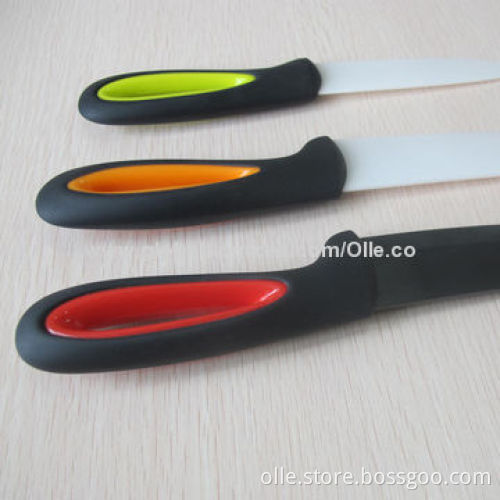 Ceramic Knives with Colorful Handle, SGS Mark